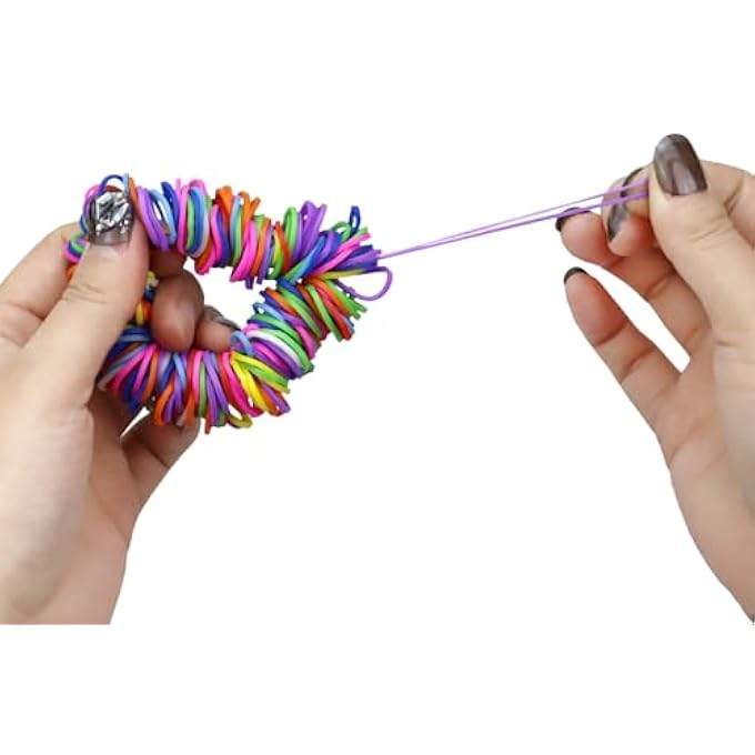 welsoon 2 Pack Skin Picking Fidget Toys Stretchy Loom Picking Fidget Finger Fidget Anxiety Relief Therapy for Trichotillomania - Image 1