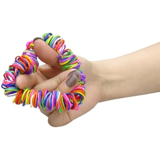 welsoon 2 Pack Skin Picking Fidget Toys Stretchy Loom Picking Fidget Finger Fidget Anxiety Relief Therapy for Trichotillomania - Image 4