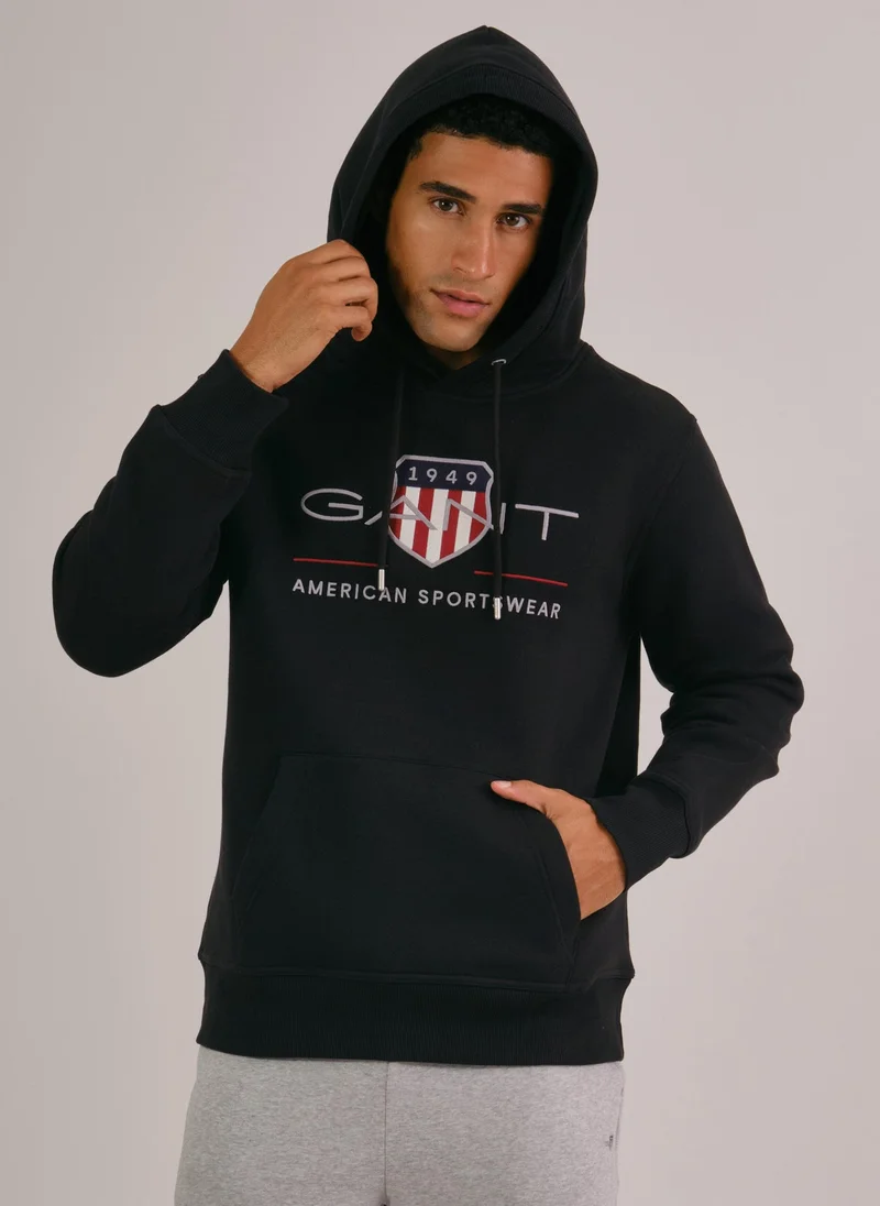 غانت Archive Shield Hoodie