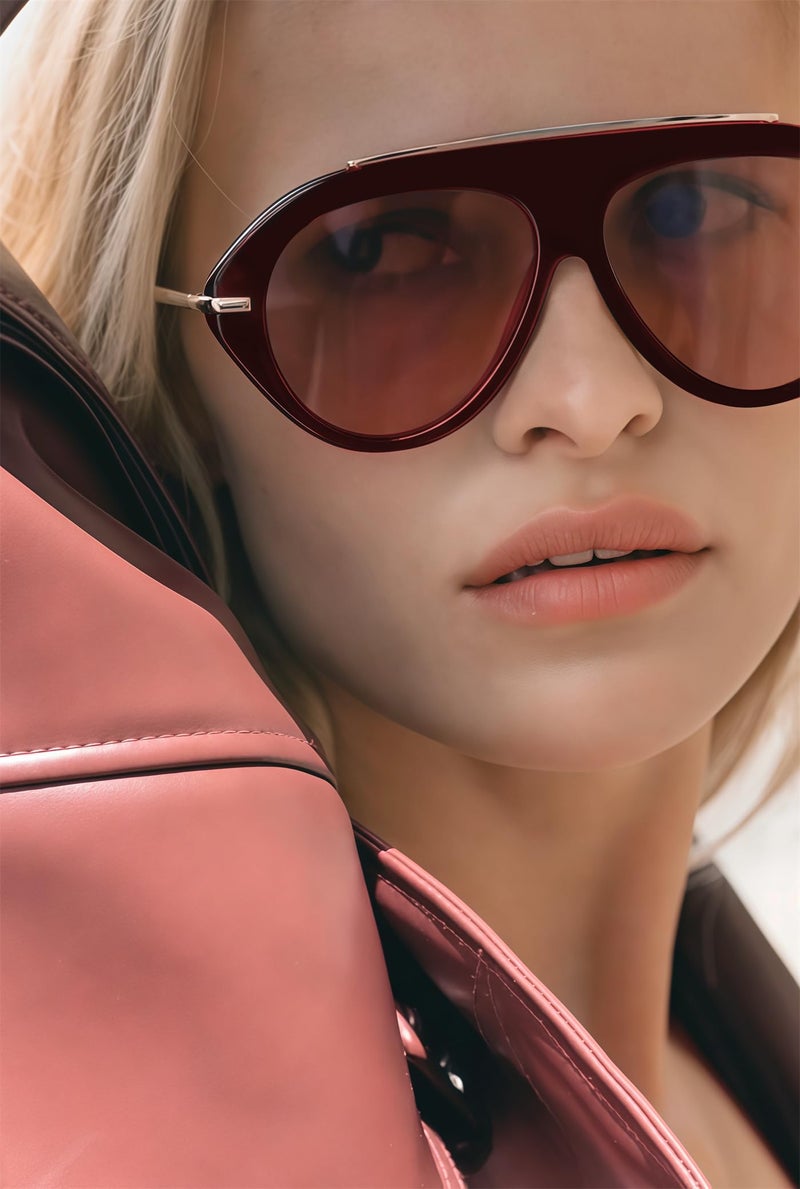 TYA Oversized Aviator Sunglasses for Women Men, Trendy Retro 70s Big Large Gold Vintage Aviators Sun Glasses - Image 3