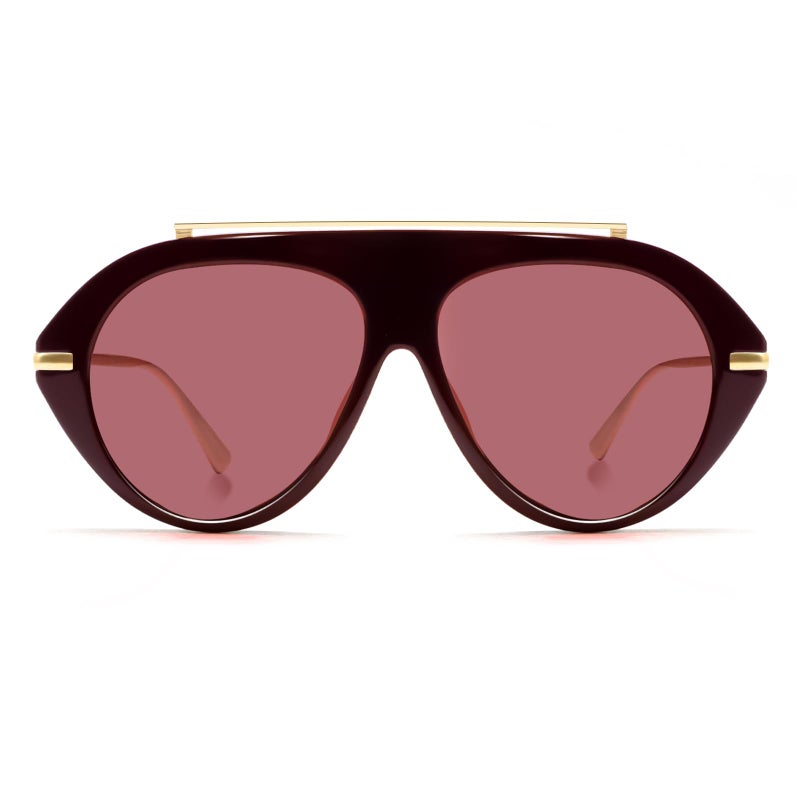 TYA Oversized Aviator Sunglasses for Women Men, Trendy Retro 70s Big Large Gold Vintage Aviators Sun Glasses - Image 1