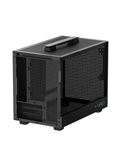 DEEPCOOL CH160 Mini-ITX High-Airflow Case, Ultimate Portability And Style, Full Sized Air Cooling, Flexible Power Options, ABS+SPCC+Tempered Glass| R-CH160-BKNGI0-G-1 | Black  - Image 2