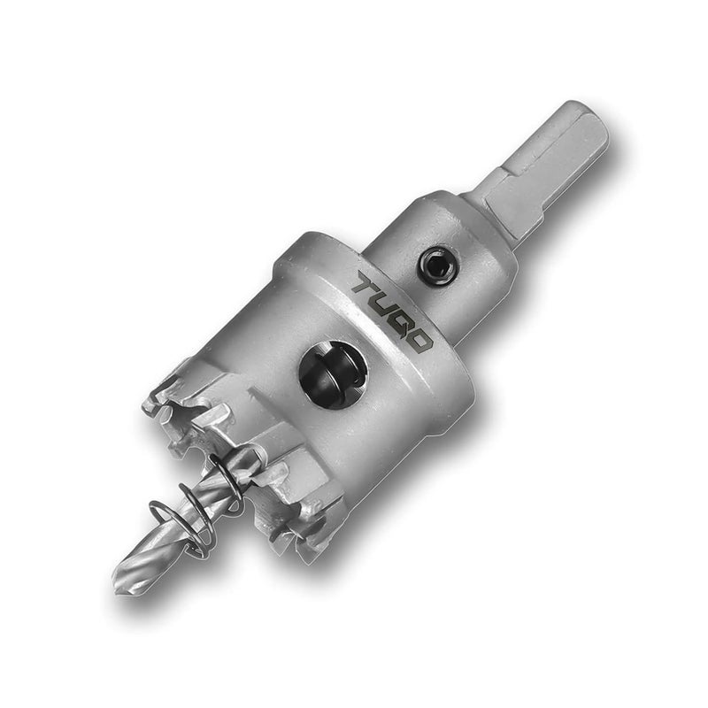 TUQO LA032S TCT Hole Saw | 32mm Tungsten Carbide-Tipped Cutter for Hard Metal, Steel, Iron, Wood & Plastic | Heavy-Duty Precision Drilling Tool - Image 1