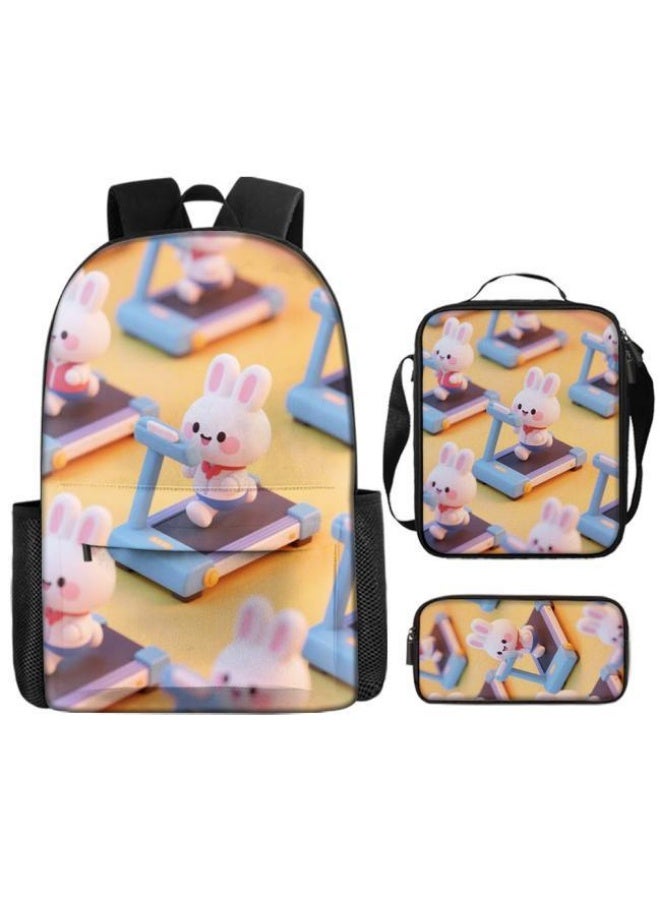 Bright Li Fire Cute cartoon bag set | shoulder + handbag + stationery bag | school season/holiday gift hot recommendation  - Image 2