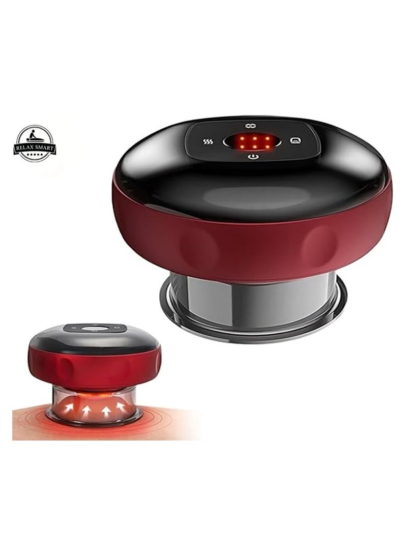 Relax Smart Smart Dynamic Cupping Therapy & Cellulite Remover 3 in 1 Vacuum Massage Device with Heat – Gua Sha Body Massager, 12-Level Temperature & Suction, Fat Burning & Muscle Relaxation Tool - Image 1