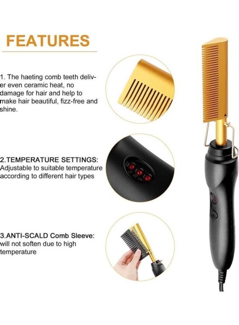 ELTRAZONE Heating Comb Hot Hair Straightener - Image 3