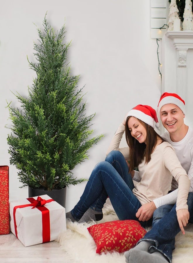 أوبتيا 2-حزمة من أشجار الصنوبر والسرو الاصطناعية، شجرة اصطناعية واقعية، شجرة أريكا النخيل الاصطناعية للداخل والخارج، نباتات حريرية اصطناعية واقعية لتزيين المكاتب والمنازل والحدائق، ديكور عصري واقعي، 90 سم - Image 4