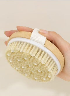 EZGOZ Body Brush Scrubber,Dry and Bath Body Brush,Reduce Cellulite, Dry Brush for Cellulite and Lymphatic Drainage,Exfoliating Brush with Soft Massage Nodules  - Image 1