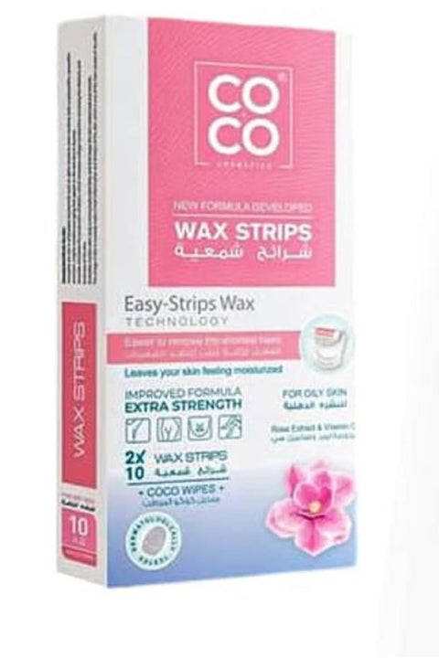 Hair Removal Wax Strips Coco Wax with Rose Extract