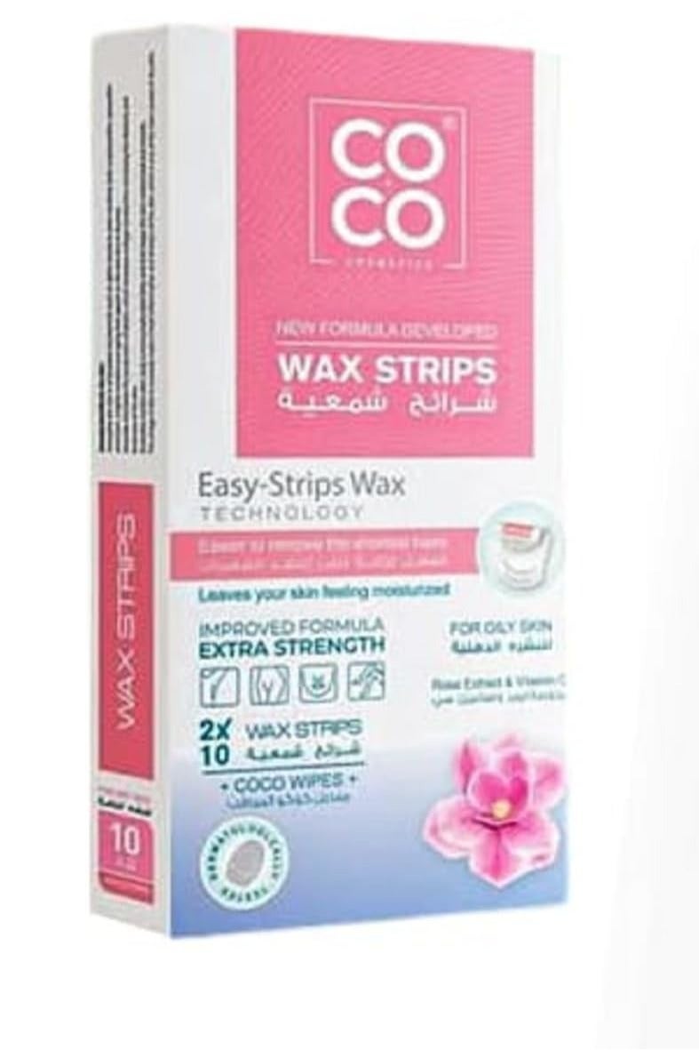 Coco Hair Removal Wax Strips Coco Wax with Rose Extract - Image 1