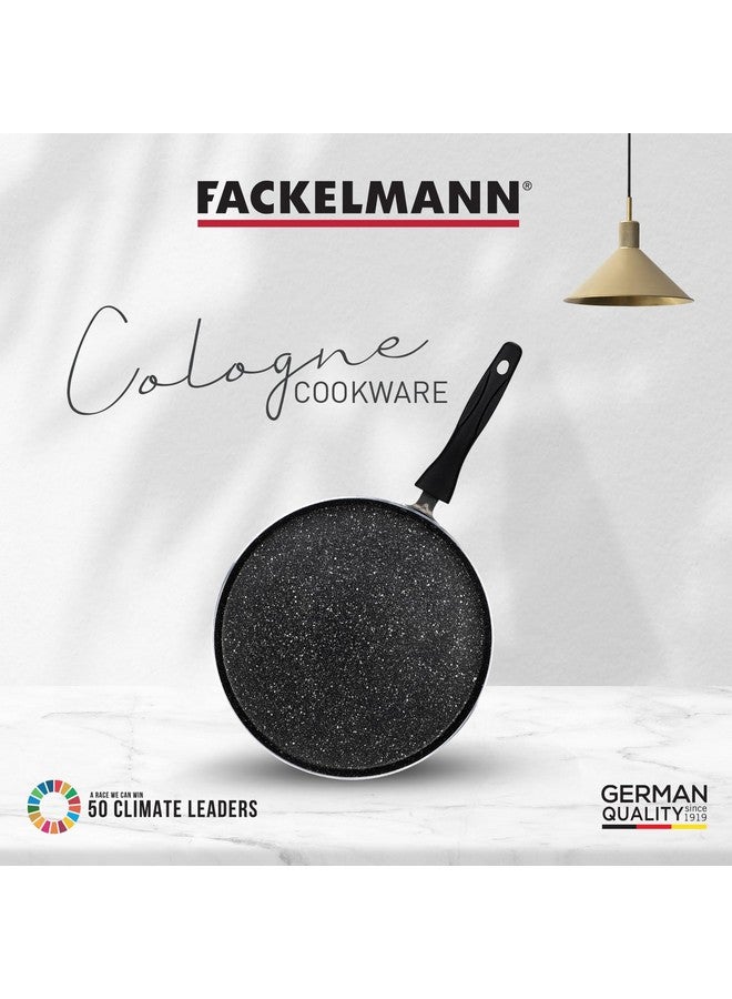 Fackelmann Cologne 28 CM Tawa for Roti, Nonstick Dosa Tawa | 3 Layer Non Stick Greblon Coating | Riveted Handles for Strong Hold | Even Heat Distribution for Efficient Cooking - Image 3