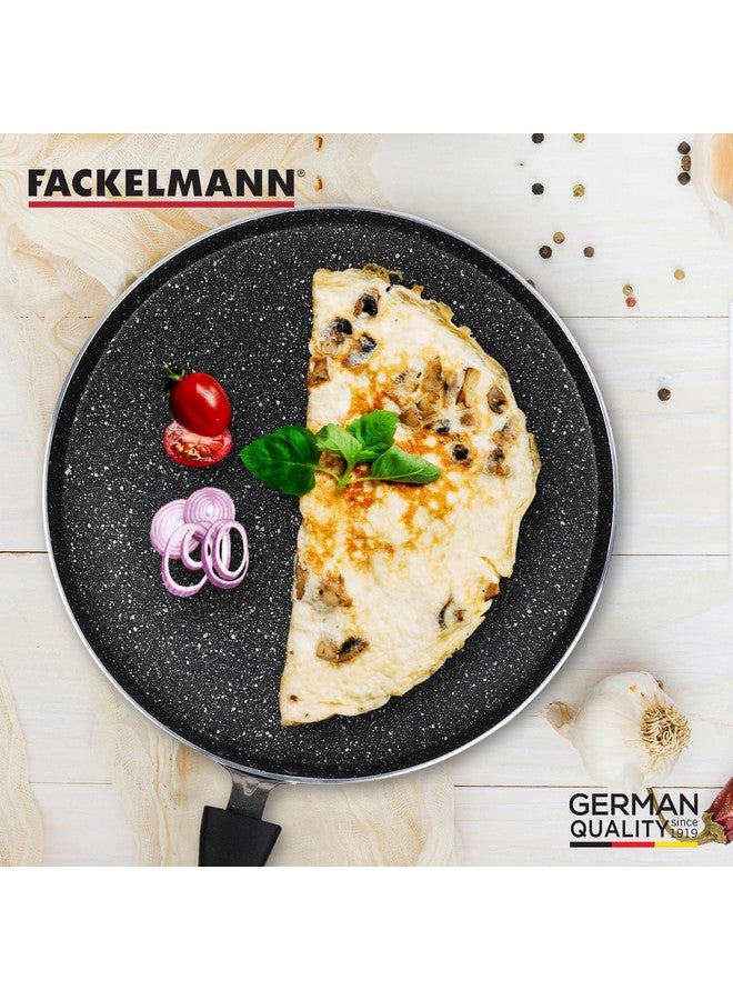 Fackelmann Cologne 28 CM Tawa for Roti, Nonstick Dosa Tawa | 3 Layer Non Stick Greblon Coating | Riveted Handles for Strong Hold | Even Heat Distribution for Efficient Cooking - Image 2