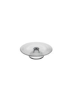 Ardacam Circle Footed Serving Platter Glass 21 cm -Clear  - Image 1
