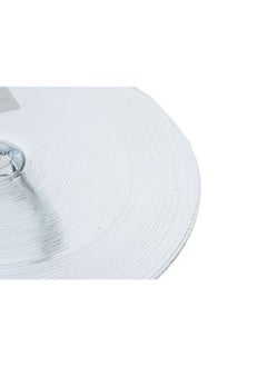 Ardacam Circle Footed Serving Platter Glass 21 cm -Clear  - Image 5