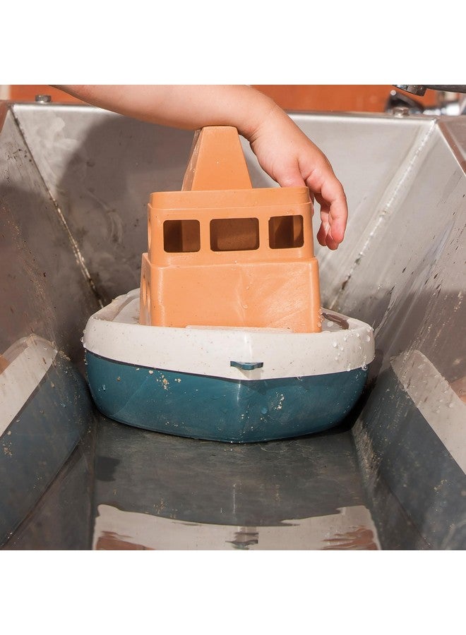 Dantoy: BIO Tuff Tuff Boat - Peach & Blue Toy Tug Boat, Indoor & Outdoor Play, Bath-Beach-Backyard-Water, Recycled Plastic, Kids & Toddlers Ages 2+ - Image 3