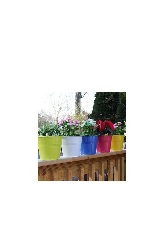 Vota Grills Lilys Garden Elegant Metal Decorative Bucket, Size 5  - Image 2