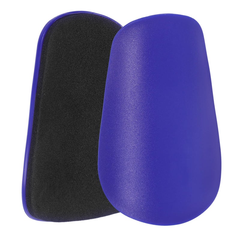 Youth Soccer Shin Guards With Calf Protection Mini Size S Blue 2Pcs Set - Image 2
