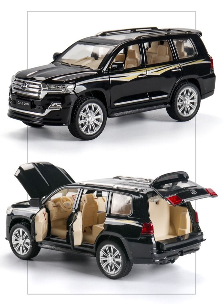 Toyota Land Cruiser Model Car Zinc Alloy For Kids Boys Girls Gift  - Image 4