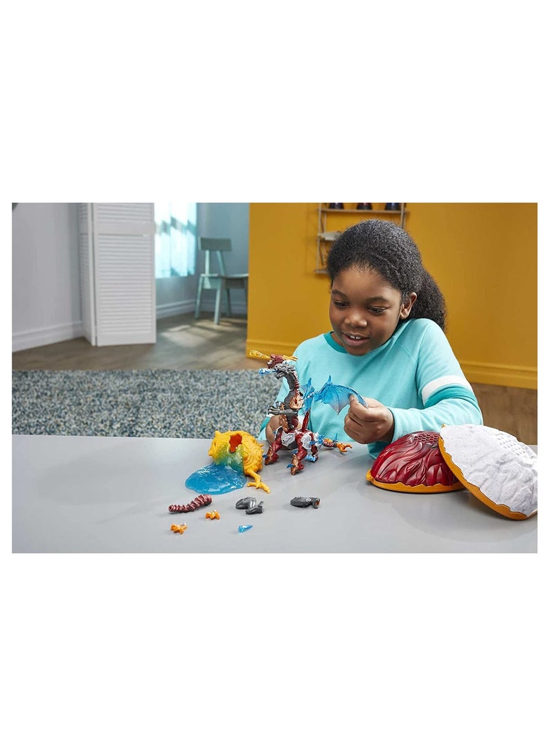 MEGA CONSTRUX Mega Construx Breakout Beasts 2-in-1 Fusion Beast Construction Set with 2 Buildable Figures, Slime for Kids  - Image 3
