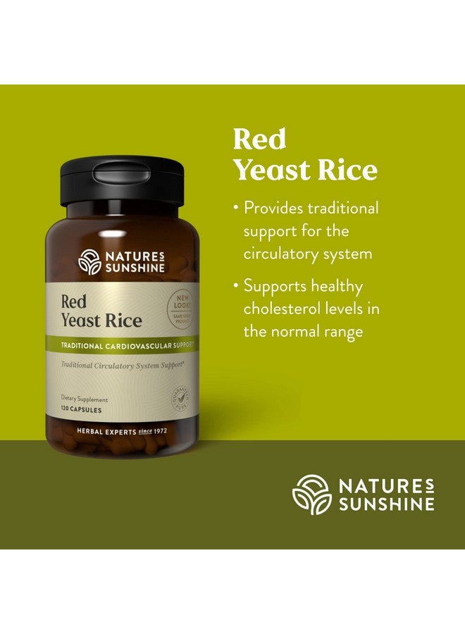 Nature's Sunshine Red Yeast Rice, 120 Capsules, Kosher | Helps Support The Production of Good Cholesterol in The Liver and Supports The Circulatory System - Image 3