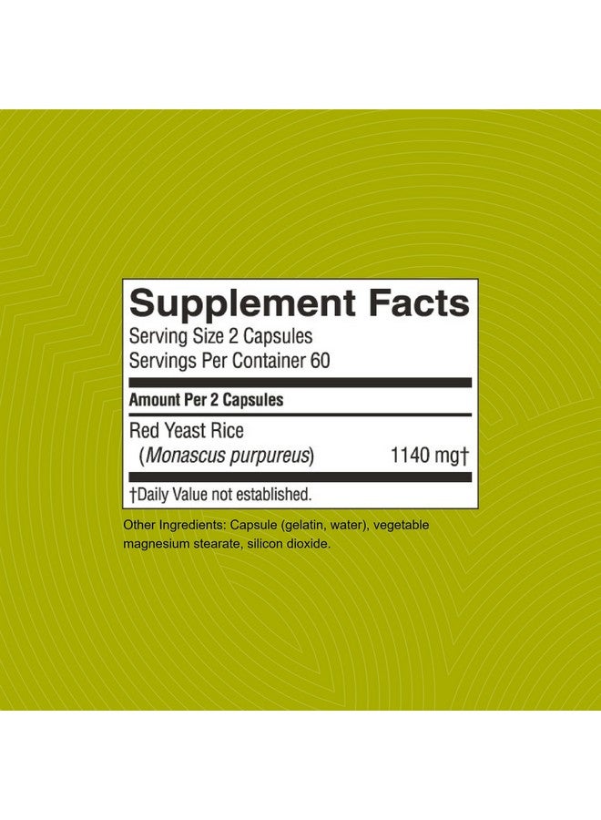 Nature's Sunshine Red Yeast Rice, 120 Capsules, Kosher | Helps Support The Production of Good Cholesterol in The Liver and Supports The Circulatory System - Image 2