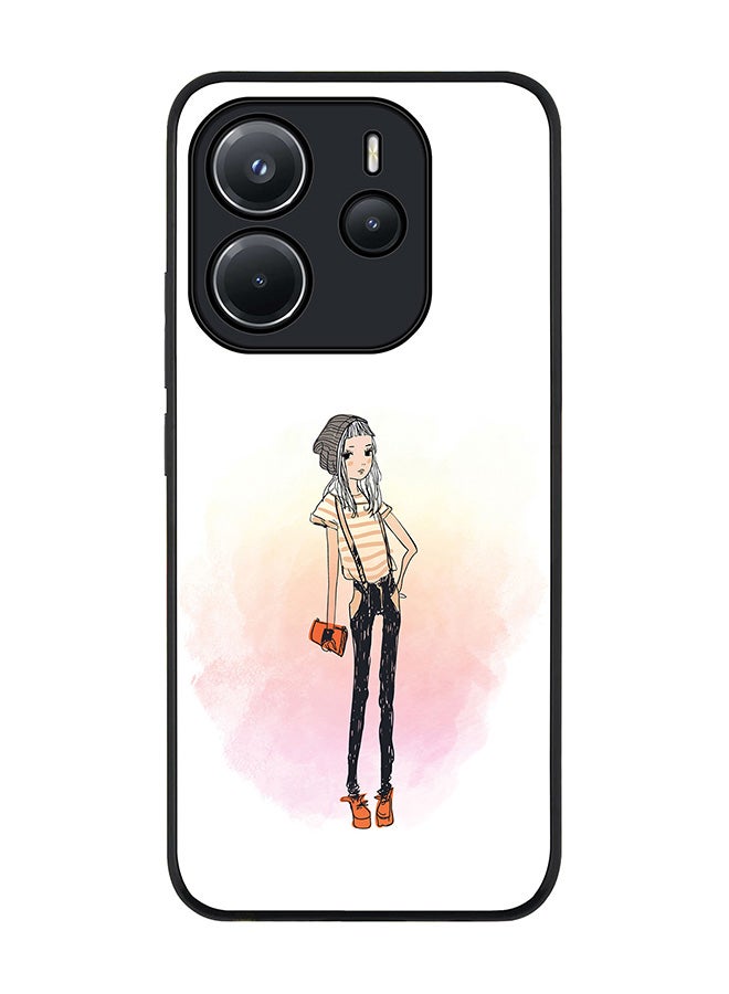 Stylizedd For Xiaomi Redmi Note 14 4G 4G Case,Slim fit Camera Protection, Shockproof Thin Phone cover  - Hipster Chic - Image 1