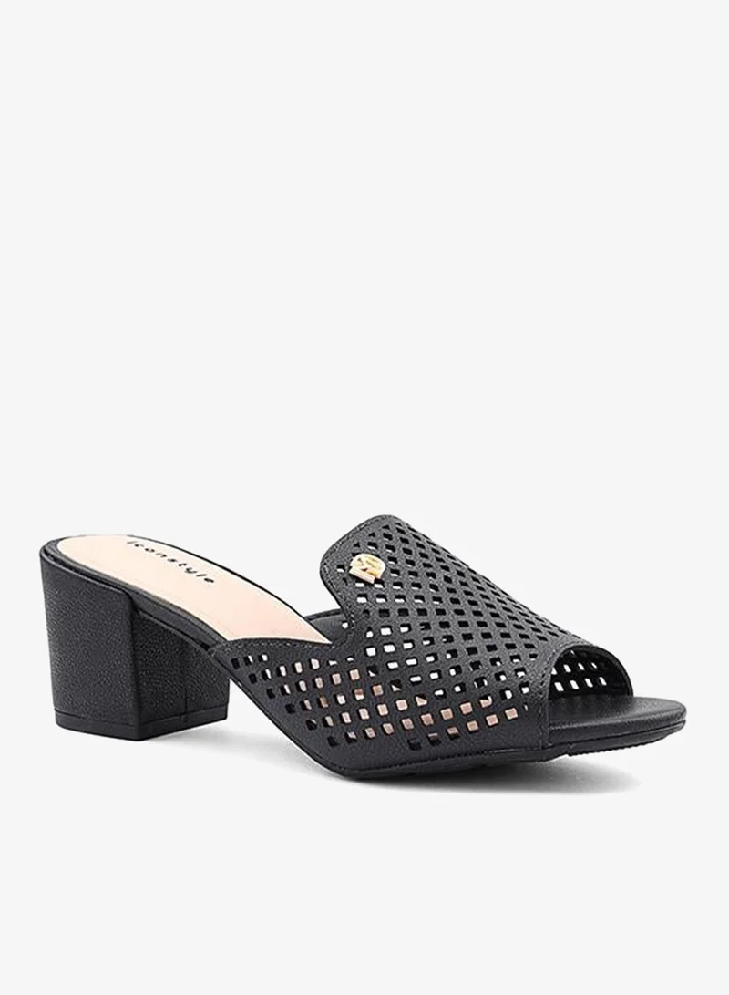 IconStyle Women's Chic Heeled Slipper