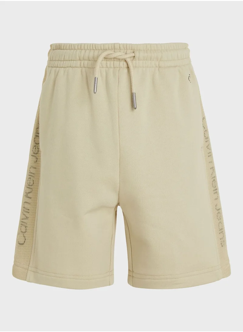 Calvin Klein Jeans Youth Layered Mesh Shorts