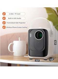 Generic "S10 Full HD Mini Projector: 1920x1080P, 8000 Lumens, Bluetooth, 5G WiFi, USB/SD Card Compatible"  - Image 3