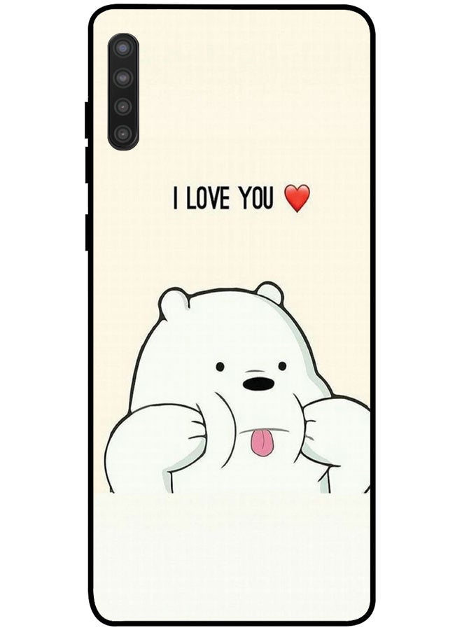 EYE CATCH Protective Case Cover For Samsung Galaxy A21 Smart Series Printed Protective Case Cover for Samsung A21 I Love You - Image 1