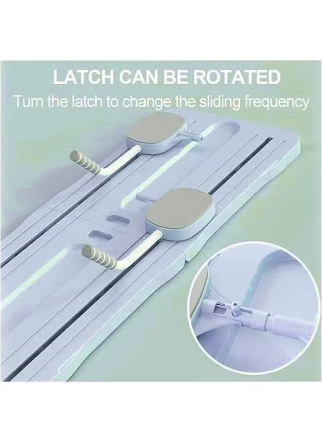 فيتنس ورلد لوح بيلاتيس - مجموعة إصلاح بيلاتيس ، لوح إصلاح بيلاتيس قابل للطي متعدد الأغراض للمنزل، لوح انزلاقي 5 في 1 لتمارين بيلاتيس - Image 3