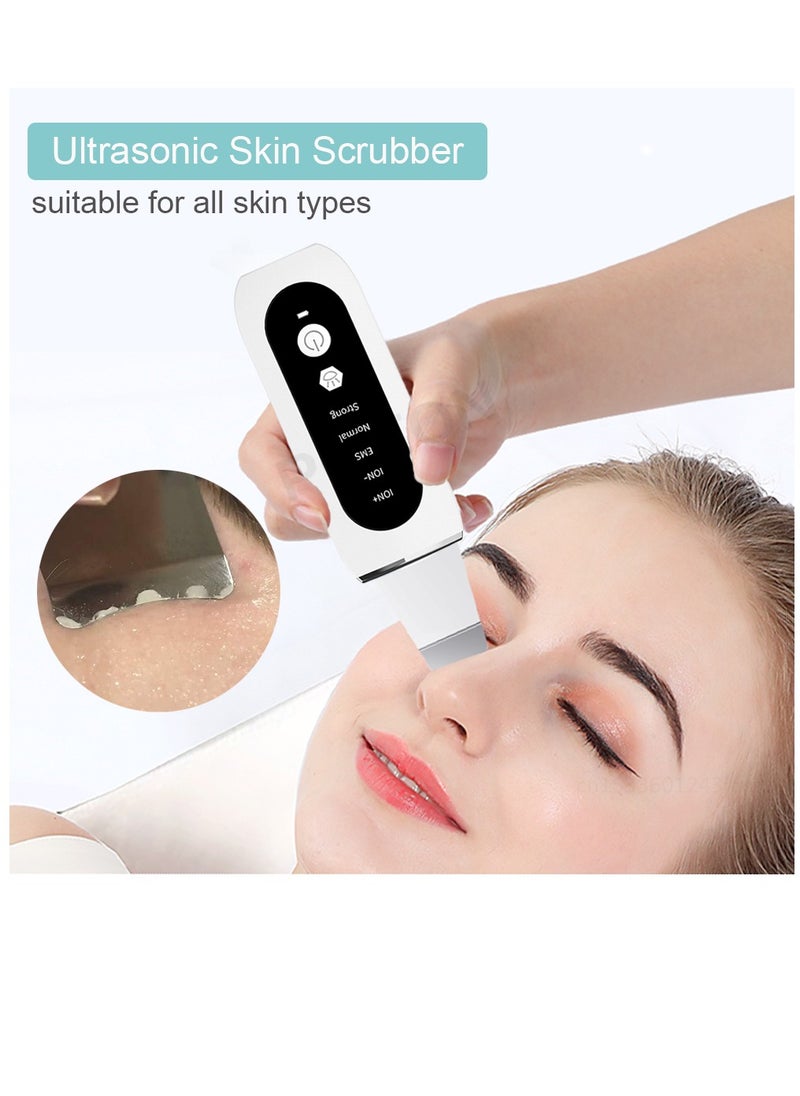 Generic - Ultrasonic Skin Scrubber Peeling Blackhead Remover Deep Face Cleaning Ultrasonic Ion Ance Pore Cleaner Facial Shovel Cleanser - Image 1
