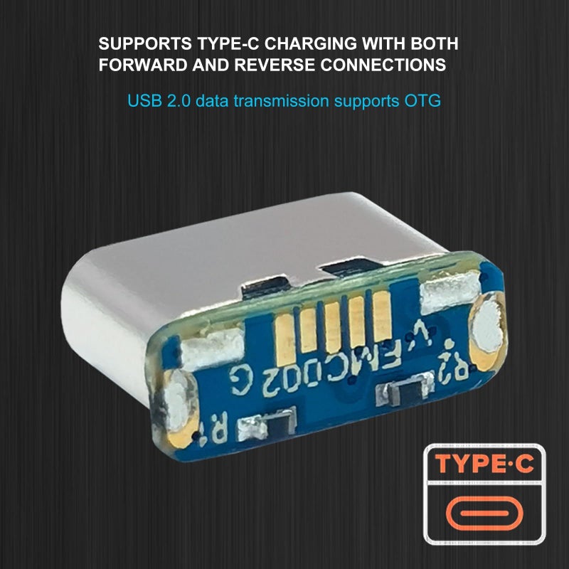 USB to Type C Converter 5Pin Black Effortless Compatibility Quick Install Perfect for Travelers and Students - Image 3