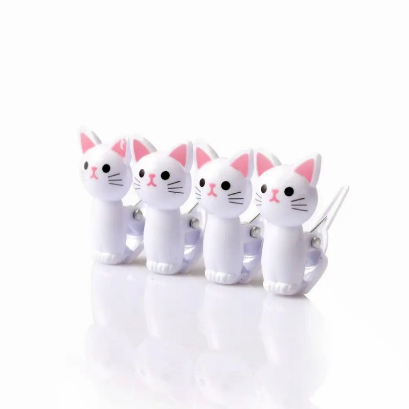 4 Cute Cat Shape Food Storage Bag Clips Black Airtight Sealing Multifunctional Kitchen Organizer No Electricity Required - Image 5