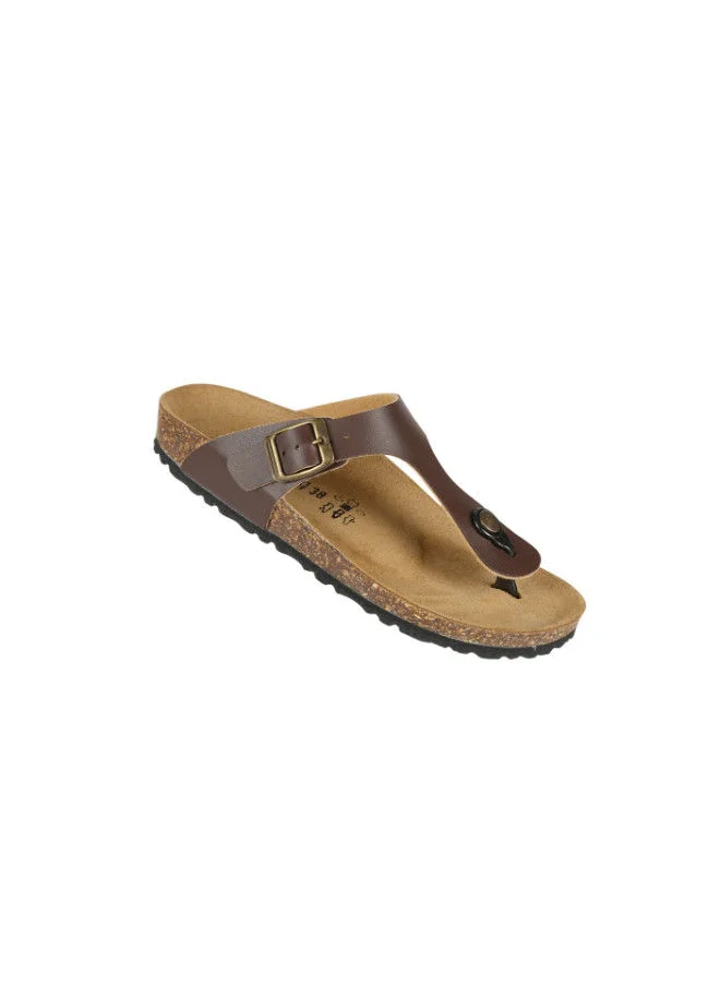 بيوتشيك Biochic Ladies Slim Thong Sandals 012-458 1830PR-Maroon