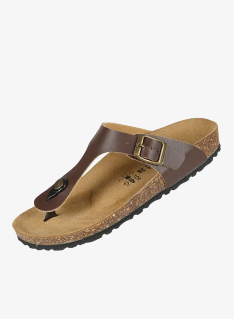 BiOCHIC Biochic Ladies Slim Thong Sandals 012-458 1830PR-Maroon