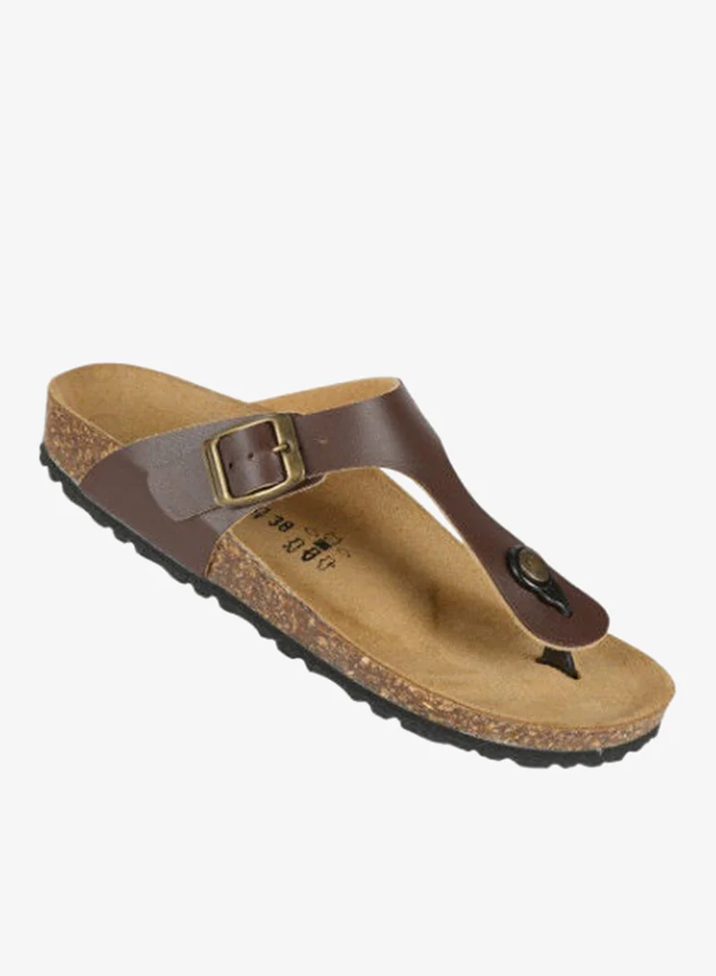 BiOCHIC Biochic Ladies Slim Thong Sandals 012-458 1830PR-Maroon