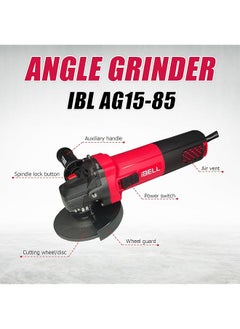 iBELL Angle Grinder Ag15 85 1100W Heavy Duty Copper Armature Disc Dia 115Mm 11000 Rpm With Grinding Wheel And Guard  - Image 2