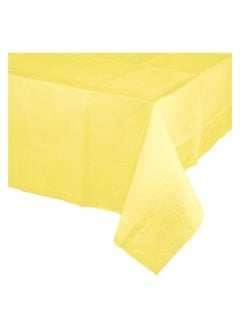 CREATIVE CONVERTING Creative Converting- Touch Of Color Mimosa Plastic Lined Tablecover 54in X 108in< >Mimosa< > 