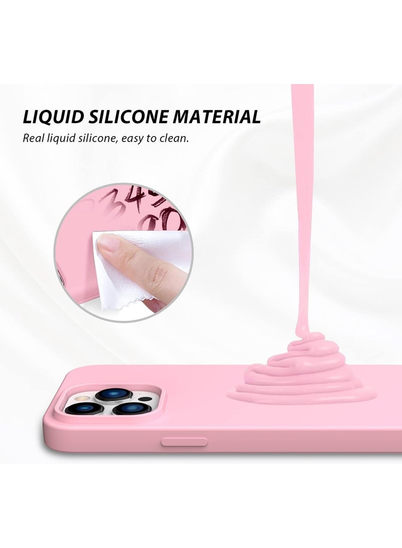 BORTONY iPhone 14 Pro Max Case Liquid Silicone Anti Scratch Anti Fingerprint Soft Silky Touch Shockproof Protective Cover for Apple iPhone 14 Pro Max - Image 3