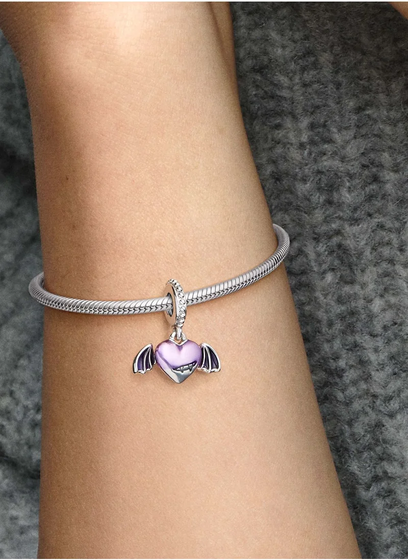 PANDORA Vampire Winged Heart Dangle Charm