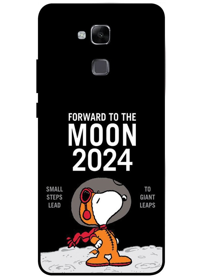 EYE CATCH Protective Case Cover For Huawei Mate 7 Forward To The Moon 2024 Multicolor - Image 1