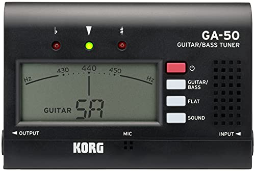 Korg GA-50 Guitar/Bass Tuner w/ Memory Backup and Auto Power-Off Function - Image 1