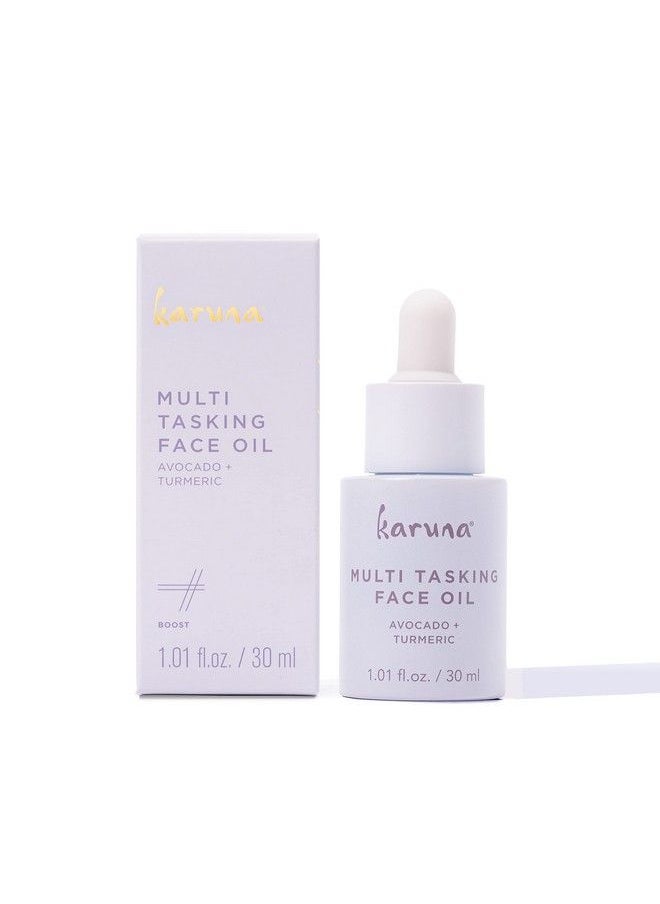 Karuna - Multitasking Face Oil With Antioxidant Turmeric A Hydrating Serum For Your Face Avocado Oil & Hyaluronic Acid For Acne Scar Treatment For Glowing Skin Face Oil For Women 1.01 Fl.Oz./30 Ml - Image 1