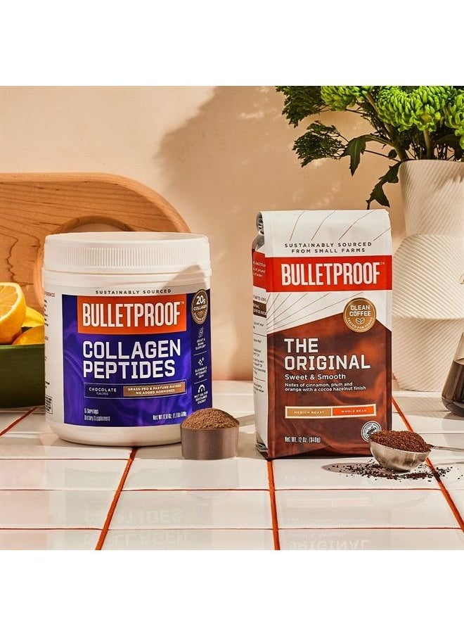 Bulletproof - Chocolate Collagen Protein Powder with MCT Oil, 19g Protein, 42.3 Oz, Value Size, Collagen Peptides and Amino Acids for Healthy Skin, Bones and Joints - Image 1