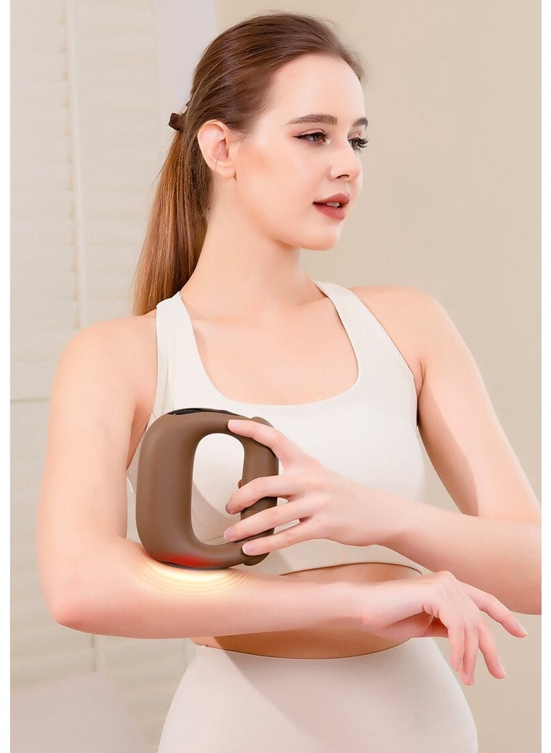 syta Deep Tissue Percussion Massage Gun with Heat Function, Adjustable Speed & Intensity, Ultra Quiet, USB-C Rechargeable Portable Massager, Muscle Pain Relief for Athletes, Office Workers, Gym Goers & Daily Use, Perfect Gift Choice - Image 2