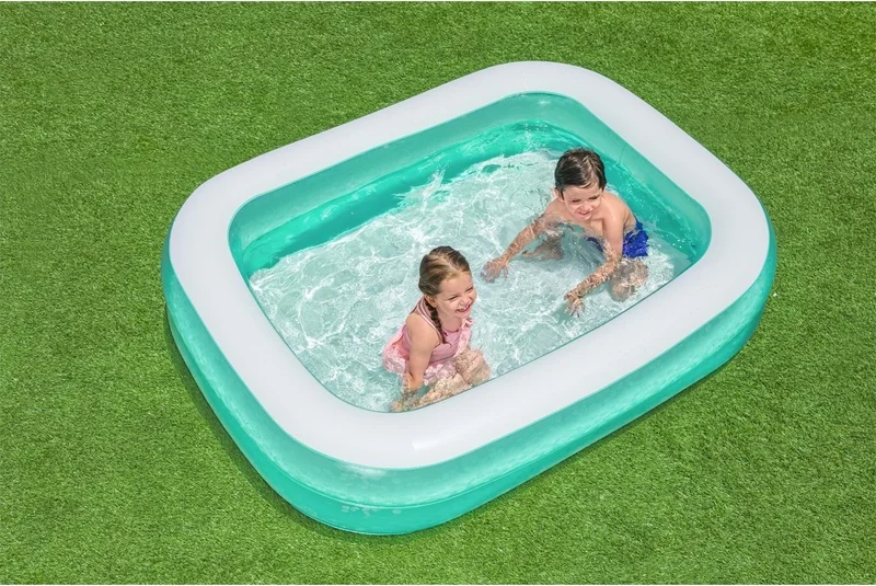 Bestway Rectangular Blue Family Pool 54005 (201X150X51 CM)+62002 Pump