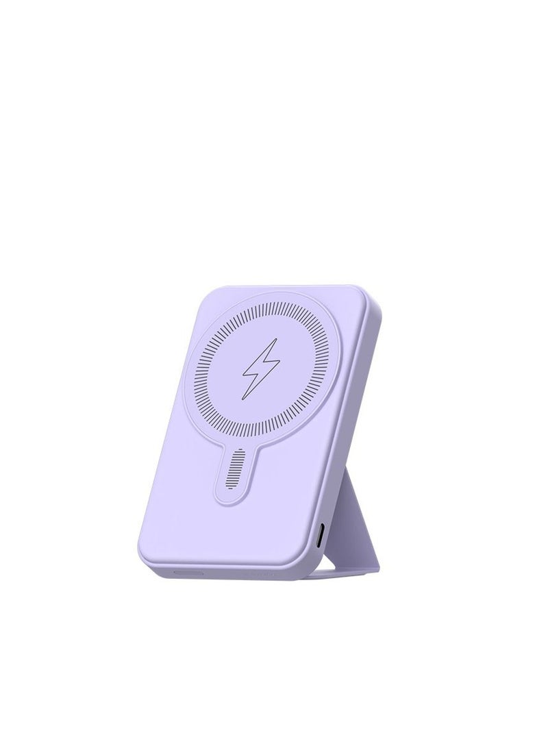 GULFLINK Fast Magnetic Portable Power Bank Charger for Apple iPhone 15/14/13 series 10000mah Purple - Image 1