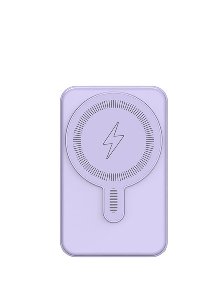 GULFLINK Fast Magnetic Portable Power Bank Charger for Apple iPhone 15/14/13 series 10000mah Purple - Image 3