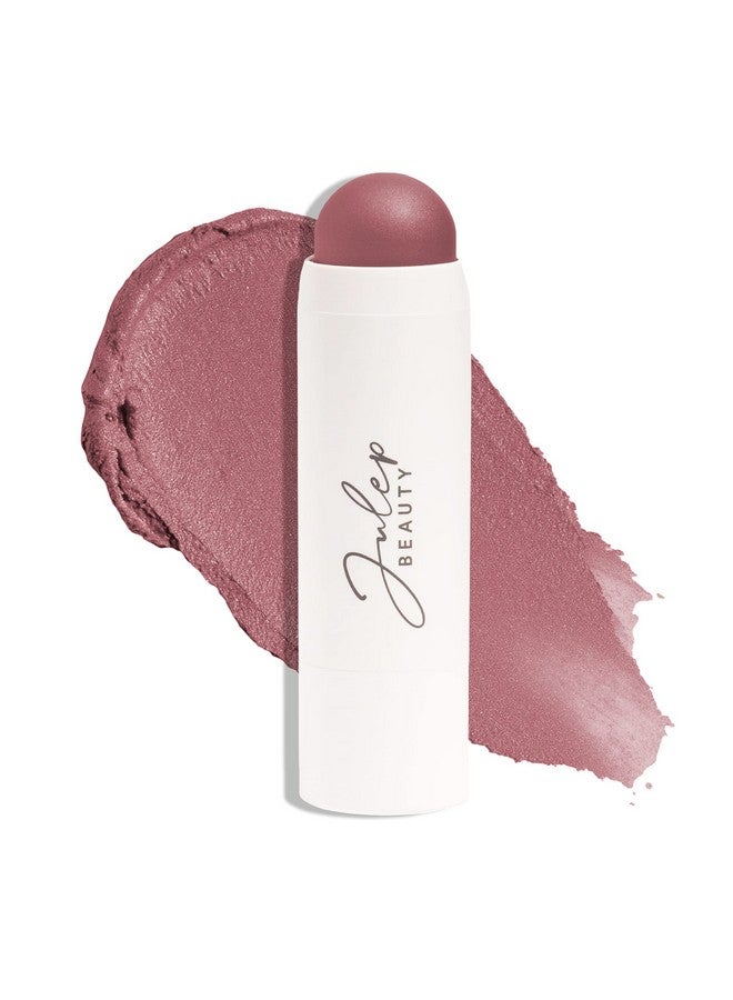 Julep Skip The Brush Cream To Powder Blush Stick Muted Mauve Blendable And Buildable Color 2In1 Blush And Lip Makeup Stick - Image 2